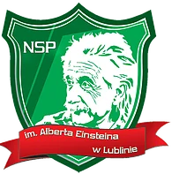 Логотип школы NIEPUBLICZNA SZKOŁA PODSTAWOWA IM. ALBERTA EINSTEINA W LUBLINIE