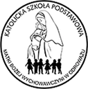 Логотип школы KATOLICKA SZKOŁA PODSTAWOWA MATKI BOŻEJ WYCHOWAWCZYNI W ODROWĄŻU