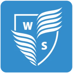 Логотип школы WORLD INTERNATIONAL SCHOOL SZKOŁA PODSTAWOWA Z ODDZIAŁAMI MIĘDZYNARODOWYMI W SUCHYM LESIE