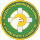 Logo szkoły KATOLICKA SZKOŁA PODSTAWOWA IM. ŚW. JANA APOSTOŁA I EWANGELISTY