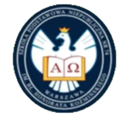 Logo szkoły SZKOŁA PODSTAWOWA NIEPUBLICZNA NR 74 IM. BŁOGOSŁAWIONEGO HONORATA KOŹMIŃSKIEGO