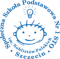 Logo szkoły SPOŁECZNA SZKOŁA PODSTAWOWA NR 1 IM. NOBLISTÓW POLSKICH SPOŁECZNEGO TOWARZYSTWA OŚWIATOWEGO W SZCZECINIE